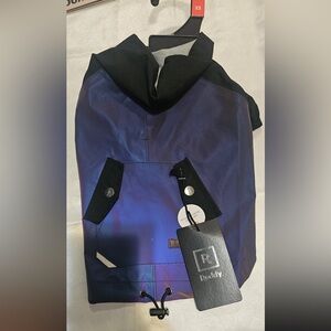 Reddy Hooded Reflective Rain Jacket (XS) with Coordinating Reflective Leash